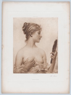 The Mirror, 1890. Creator: Goupil and Co.