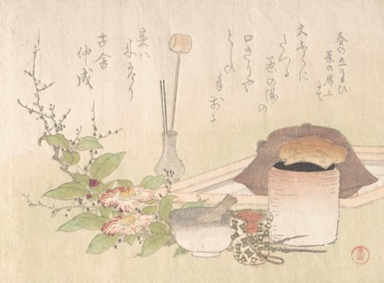 Set of Utensils for the Tea Ceremony, 19th century. Creator: Kubo Shunman.