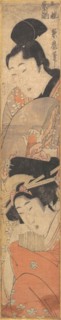 Man and Girl, late 18th-early 19th century. Creator: Kitagawa Kikumaro.