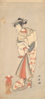 The Actor Ichikawa Danjuro V in the Role of a Woman, 1772. Creator: Shunsho.
