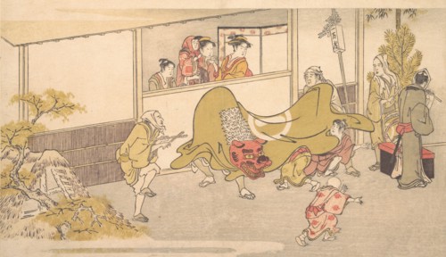 The Lion Dance, 1789. Creator: Kitagawa Utamaro.