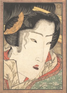 Rejected Geisha from Passions Cooled by Springtime Snow, 1824. Creator: Ikeda Eisen.