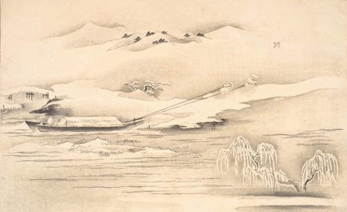 Book of Ehon Ginsekai (The World in Silver), late 18th-early 19th century. Creator: Kitagawa Utamaro.