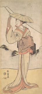Nakamura Noshio II in the Role of Imayo uta Bikuni, 1796 (Kansei 8). Creator: Katsukawa Shunkaku.