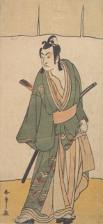 The Second Ichikawa Monnosuke in the role of Soga no Juro Sukenari, 2nd month, 1785. Creator: Shunsho.