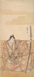 The Fourth Matsumoto Koshiro as a Samurai, ca. 1782. Creator: Shunsho.