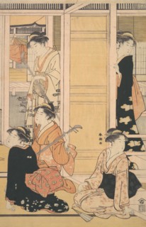 Interior View, ca. 1788. Creator: Katsukawa Shuncho.