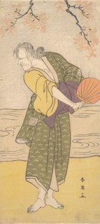 Unidentified Actor of the Ichikawa Line as an Old Woman, ca. 1795. Creator: Katsukawa Shun'ei.