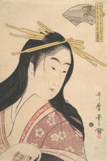 Tetsukuri no Tamagawa, from the series, "Six Tama Rivers" (Mu Tamagawa), ca. 1798. Creator: Kitagawa Utamaro.