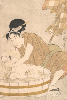 Bathtime (Gyozui), ca. 1801. Creator: Kitagawa Utamaro.