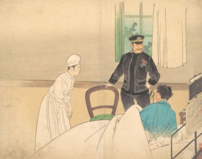 The Torpedo Officer (Suirai shikan), ca. 1900. Creator: Kajita Hanko.
