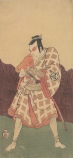 The Third Matsumoto Koshiro in the Role of Matsuomaru in "Sugawara", summer, 1768. Creator: Shunsho.