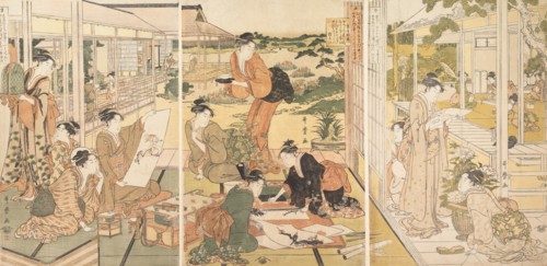 The Four Accomplishments (Kinkishoga), ca. 1788-90. Creator: Kitagawa Utamaro.
