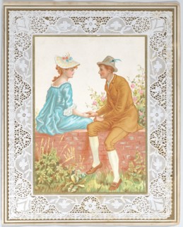 Valentine, 1876. Creator: Catherine Greenaway.