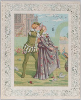 Valentine, 1876. Creator: Catherine Greenaway.