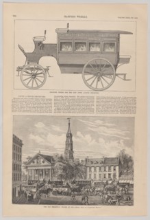 Fifth Avenue Omnibuses..., 1885. Creator: Unknown.