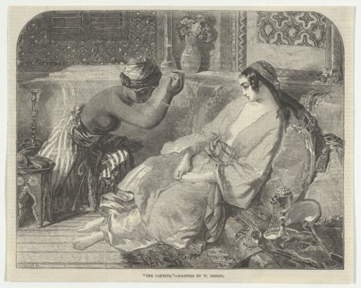 The Captive, from "Illustrated London News", April 15, 1848. Creator: H. Harrison.