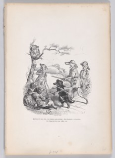 Instead of all this... from Scenes from the Private and Public Life of Animals , ca..., ca. 1837-47. Creator: Andrew Best Leloir.