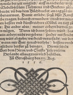 New Modelbüch allen Nägerin u. Sydenstickern (dedicatory page, 2v), 1556. Creator: Hans Hoffman.