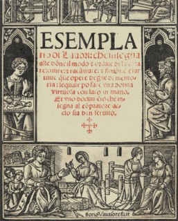 Esemplario di Lauori..., title page (recto), August 1, 1532. Creators: Giovanni Andrea Vavassore, Florio Vavassore.