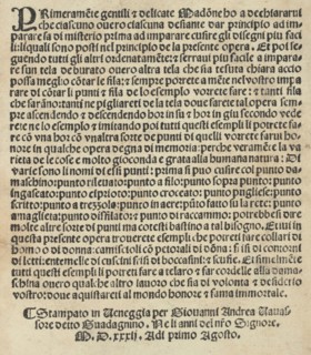 Esemplario di Lauori..., page 14 (verso), August 1, 1532. Creators: Giovanni Andrea Vavassore, Florio Vavassore.