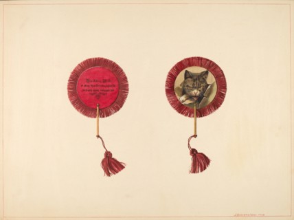 Book Mark & Birthday Wish, 1938. Creator: J. Howard Iams.