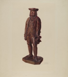 William Penn Carving, c. 1938. Creator: Frances Lichten.