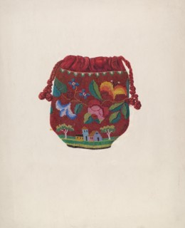 Bag, c. 1940. Creator: Harriette Gale.