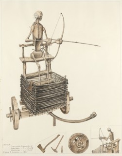 Death Angel and Cart, 1937. Creator: Eldora P. Lorenzini.