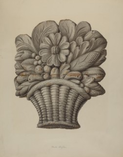 Carved Ornament, 1935/1942. Creator: Charles Garjian.