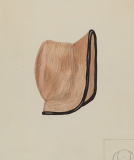 Child's Bonnet, 1935/1942. Creator: Mary E Humes.