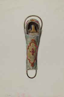 Cree Papoose Doll, 1935/1942. Creator: Jane Iverson.
