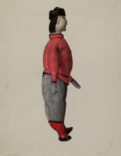 Knitted Doll, 1935/1942. Creator: Jane Iverson.