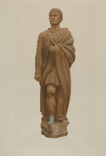 Figurehead: "Hercules", 1935/1942. Creator: John W Kelleher.