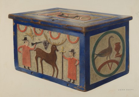 Bridal Chest, 1935/1942. Creator:  John Koehl.