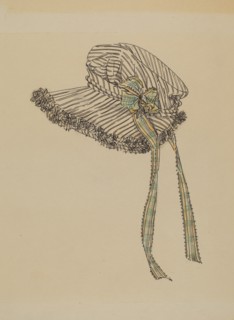 Bonnet, 1935/1942. Creator: Rosalia Lane.