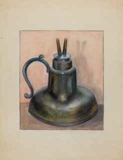Lamp, 1935/1942. Creator: Albert J. Levone.