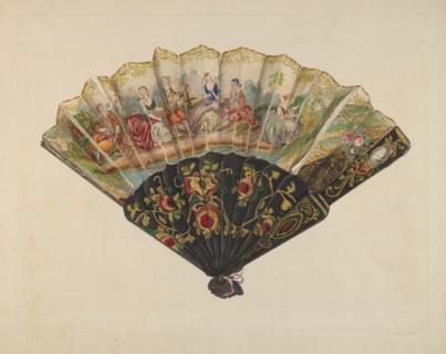 Fan, 1935/1942. Creator: Frank J Mace.
