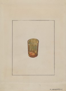 Amber Glass, 1935/1942. Creator: Raymond Manupelli.