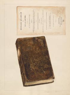 Book - English Grammar, c. 1936. Creator: Magnus S. Fossum.