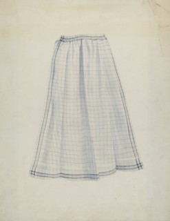 Shaker Work Apron, c. 1936. Creator: Joseph Goldberg.