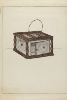 Foot Warmer, c. 1936. Creator: Katherine Hastings.
