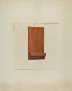 Shaker Clock Hanger, c. 1936. Creator: Ray Holden.