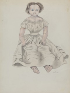 Wax Doll, c. 1936. Creator: Mary E Humes.