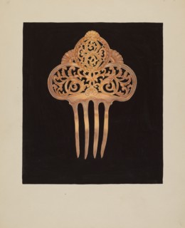 Comb, c. 1936. Creator: Harry Jennings.