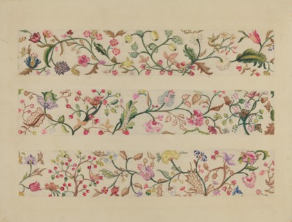 Border or Valance, c. 1936. Creator: Fanchon Larzelere.