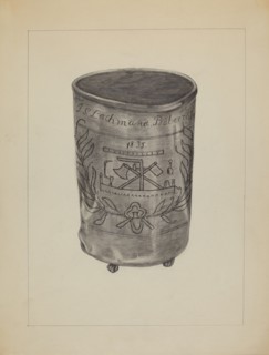 Pewter Beaker, c. 1936. Creator: Gertrude Lemberg.