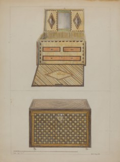 Toy Trunk, c. 1936. Creator: Edith Magnette.