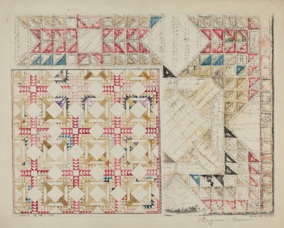 Quilt, c. 1937. Creator: Magnus S. Fossum.