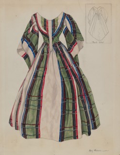 Dress, c. 1937. Creator: Mary E Humes.